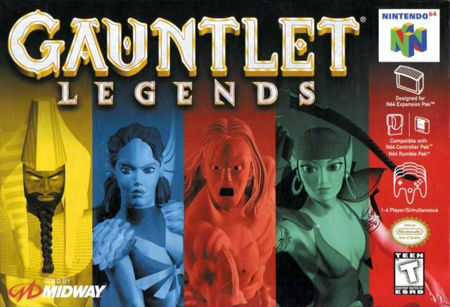 Gauntlet: Legends - Authentic Nintendo 64 (N64) Game Cartridge