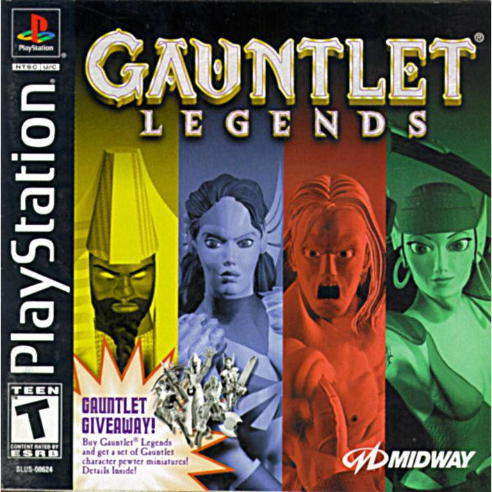 Gauntlet: Legends - PlayStation 1 (PS1) Game Complete - YourGamingShop.com - Buy, Sell, Trade Video Games Online. 120 Day Warranty. Satisfaction Guaranteed.