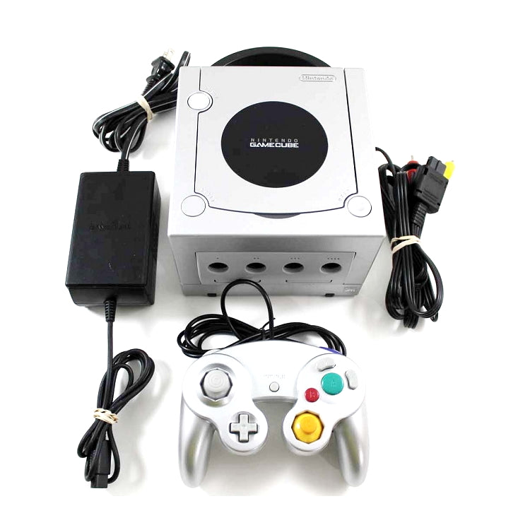 Nintendo GameCube Console System - Platinum - YourGamingShop.com - Buy, Sell, Trade Video Games Online. 120 Day Warranty. Satisfaction Guaranteed.