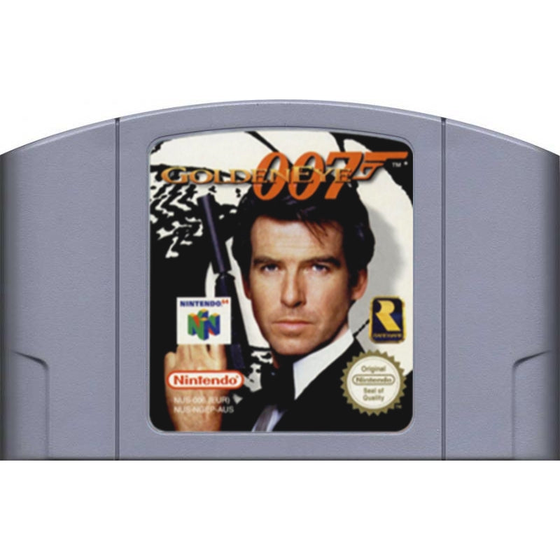 GoldenEye 007 - Authentic Nintendo 64 (N64) Game Cartridge - YourGamingShop.com - Buy, Sell, Trade Video Games Online. 120 Day Warranty. Satisfaction Guaranteed.