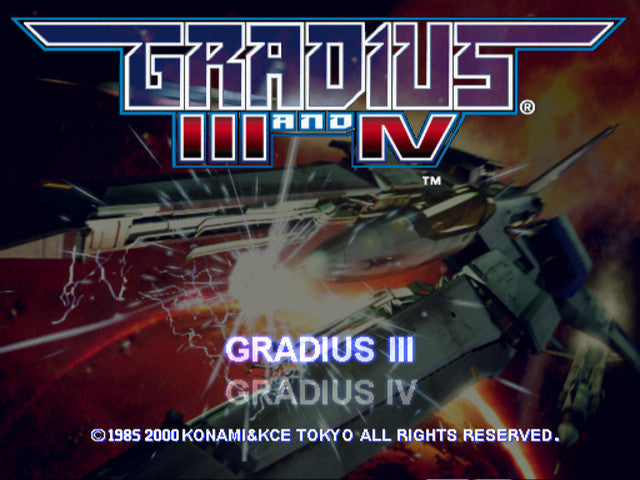 Gradius III and IV - PlayStation 2 (PS2) Game