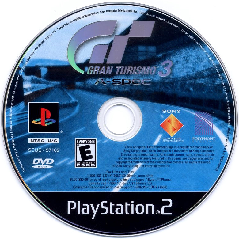 Your Gaming Shop - Gran Turismo 3: A-spec - PlayStation 2 (PS2) Game