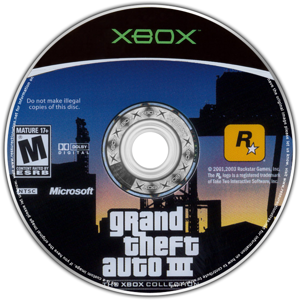 Grand Theft Auto III - Microsoft Xbox Game