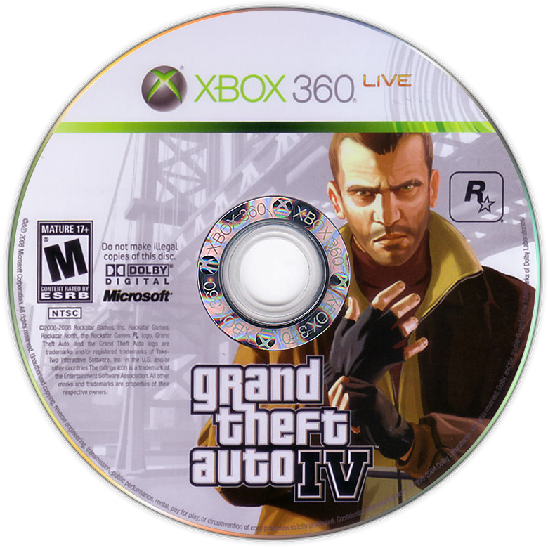 Grand Theft Auto IV - Xbox 360 Game