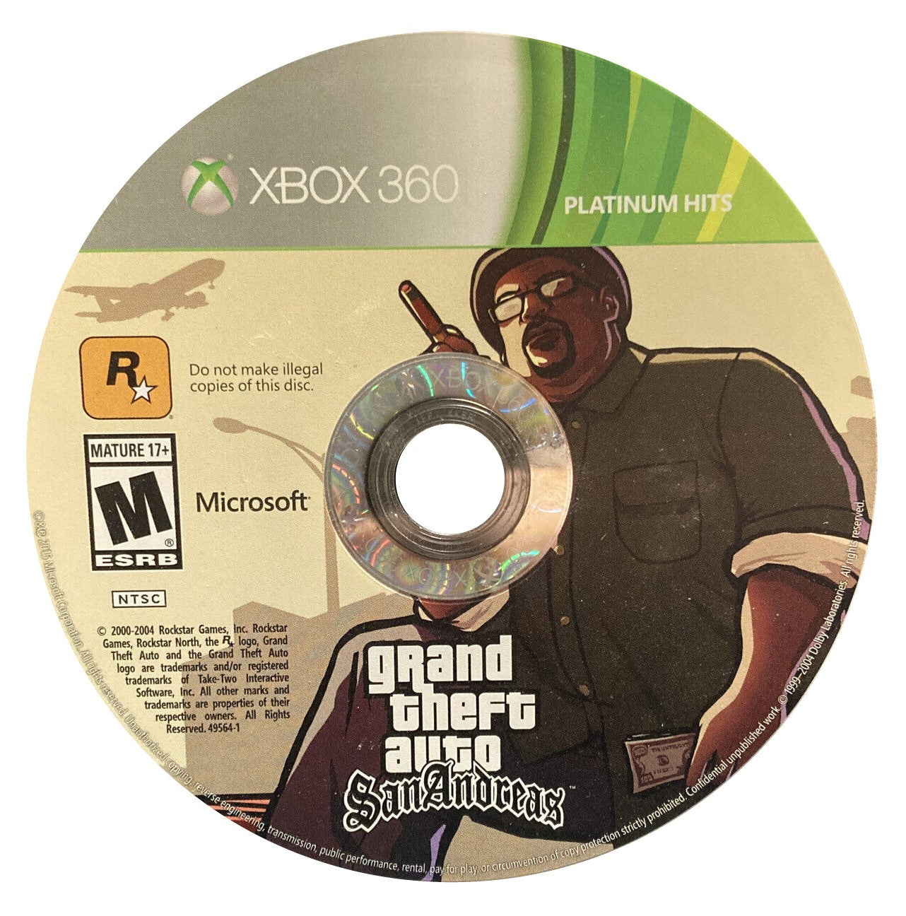 Grand Theft Auto San Andreas (Platinum Hits) - Xbox 360 Game