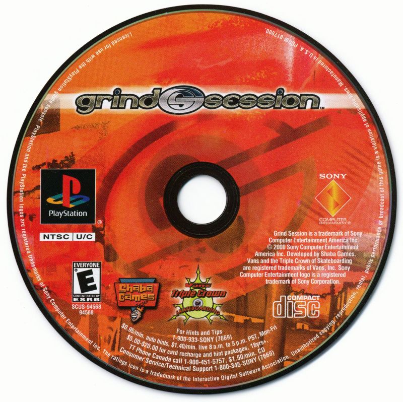 Grind Session - PlayStation 1 (PS1) Game