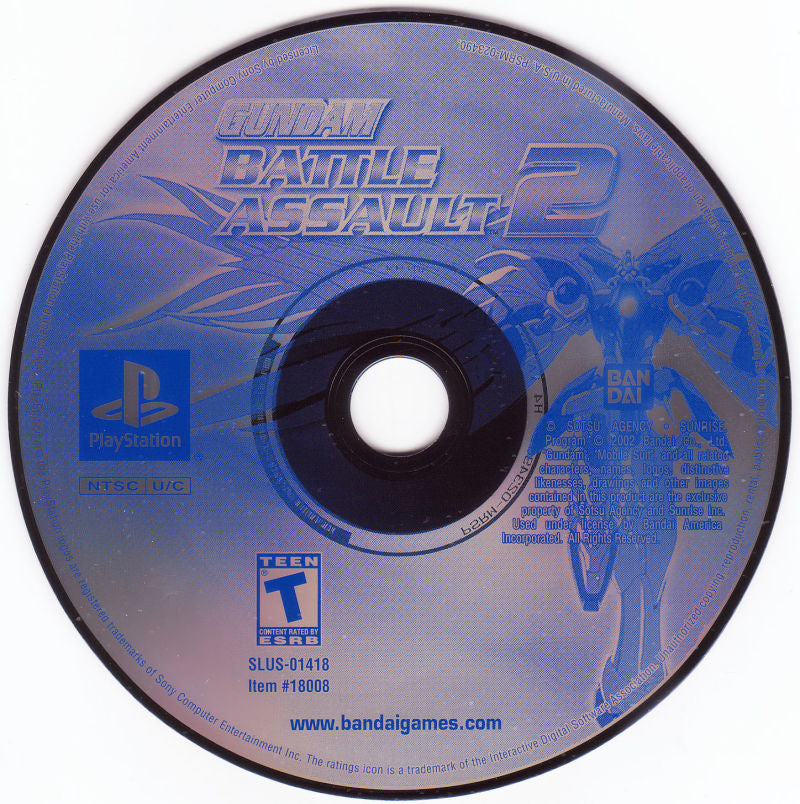 Gundam Battle Assault 2 - PlayStation 1 (PS1) Game