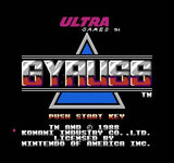 Gyruss - Authentic NES Game Cartridge