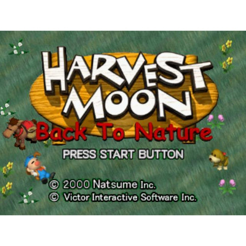 Harvest Moon: Back to Nature - PlayStation 1 (PS1) Game Complete - YourGamingShop.com - Buy, Sell, Trade Video Games Online. 120 Day Warranty. Satisfaction Guaranteed.