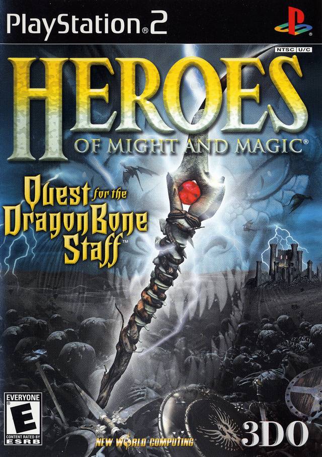 Heroes of Might and Magic: Quest for the Dragon Bone Staff - PlayStation 2 (PS2) Game