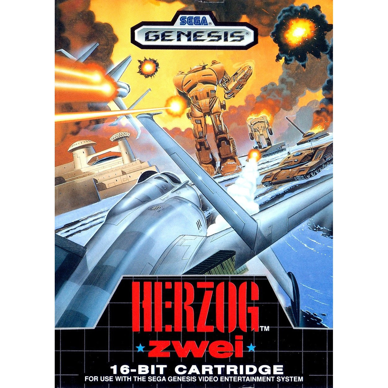 Herzog Zwei - Sega Genesis Game