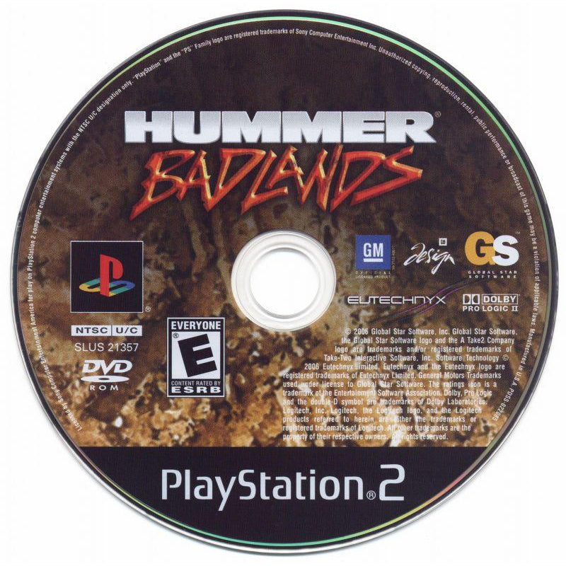 Your Gaming Shop - Hummer: Badlands - PlayStation 2 (PS2) Game