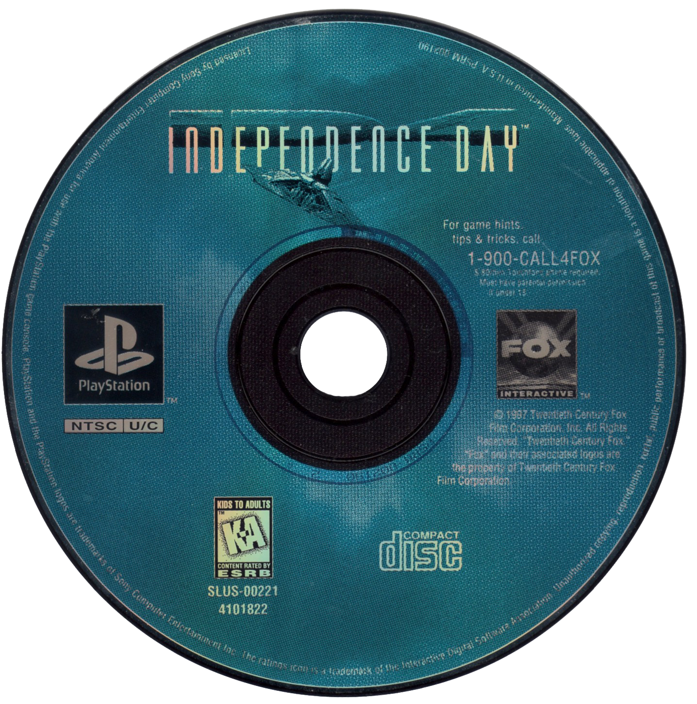 Independence Day - PlayStation 1 (PS1) Game