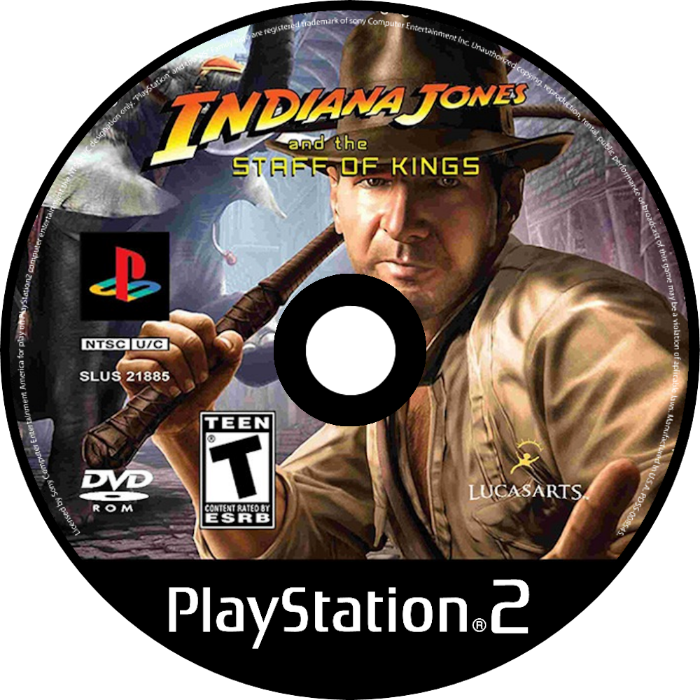 Indiana Jones and the Staff of Kings - PlayStation 2 (PS2) Game