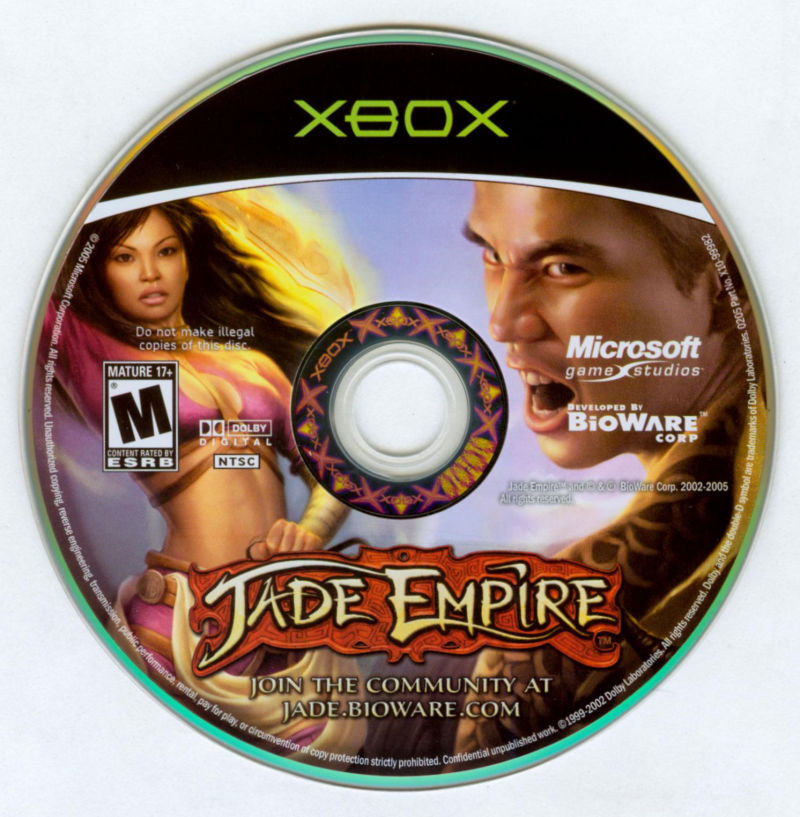 Jade Empire - Microsoft Xbox Game