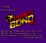 James Bond Jr - Super Nintendo (SNES) Game Cartridge