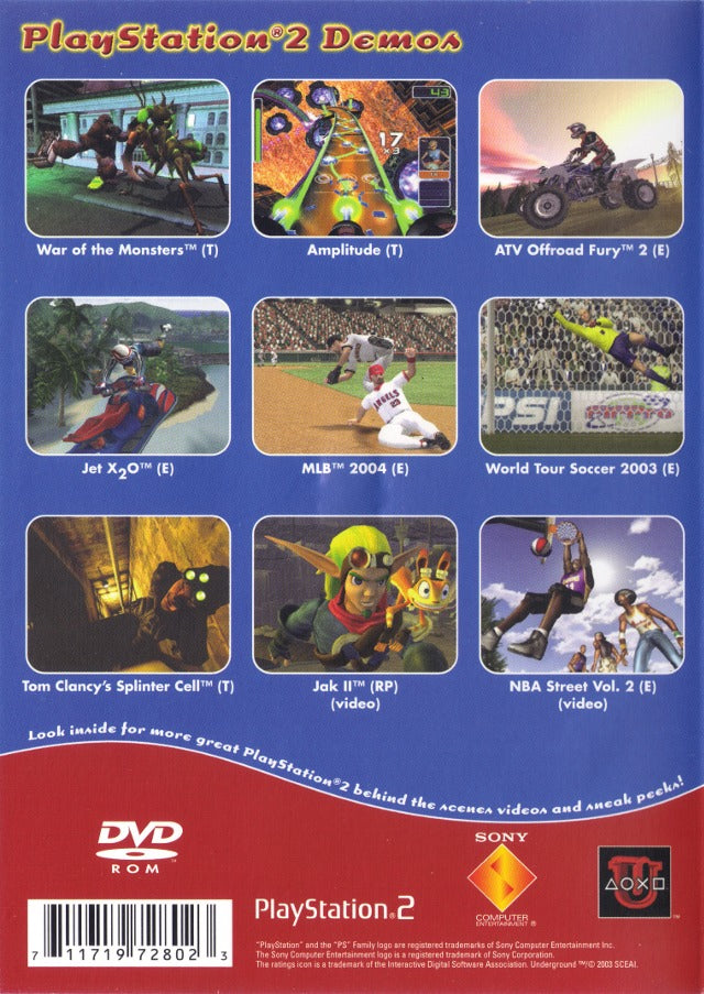 Jampack Summer 2003 - PlayStation 2 (PS2) Game