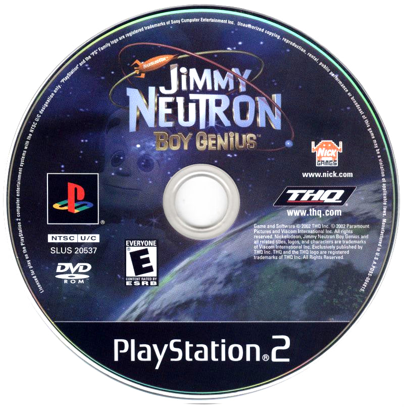 Jimmy Neutron: Boy Genius - PlayStation 2 (PS2) Game