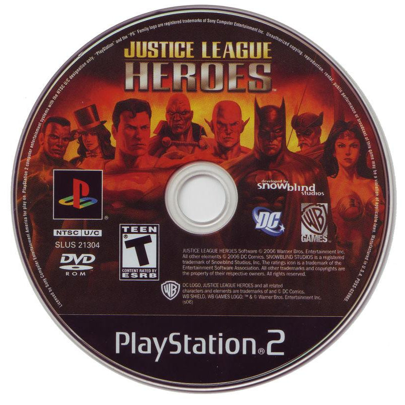 Justice League Heroes - PlayStation 2 (PS2) Game Complete - YourGamingShop.com - Buy, Sell, Trade Video Games Online. 120 Day Warranty. Satisfaction Guaranteed.