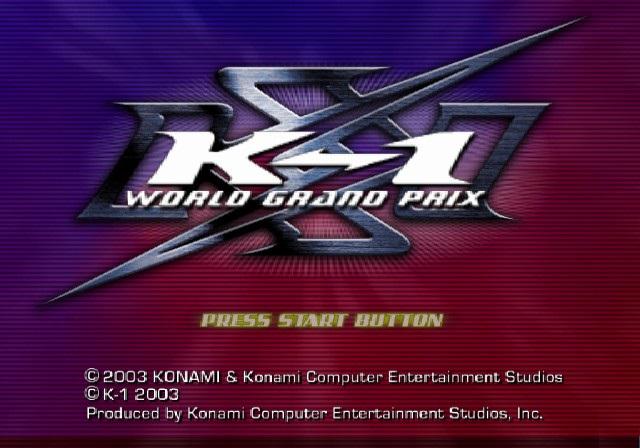 K-1 World Grand Prix - PlayStation 2 (PS2) Game