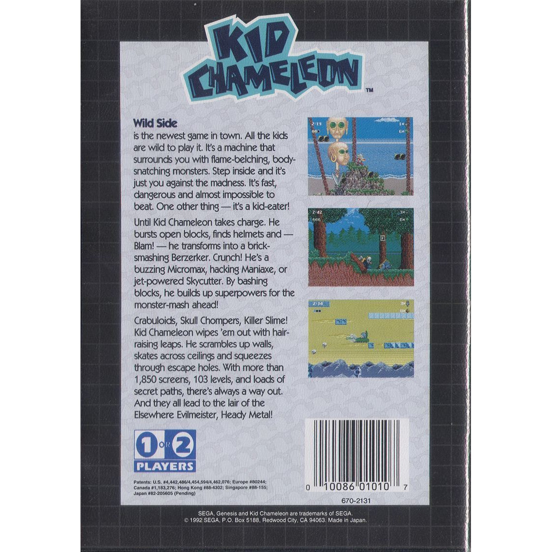 Kid Chameleon - Sega Genesis Game Complete - YourGamingShop.com - Buy, Sell, Trade Video Games Online. 120 Day Warranty. Satisfaction Guaranteed.