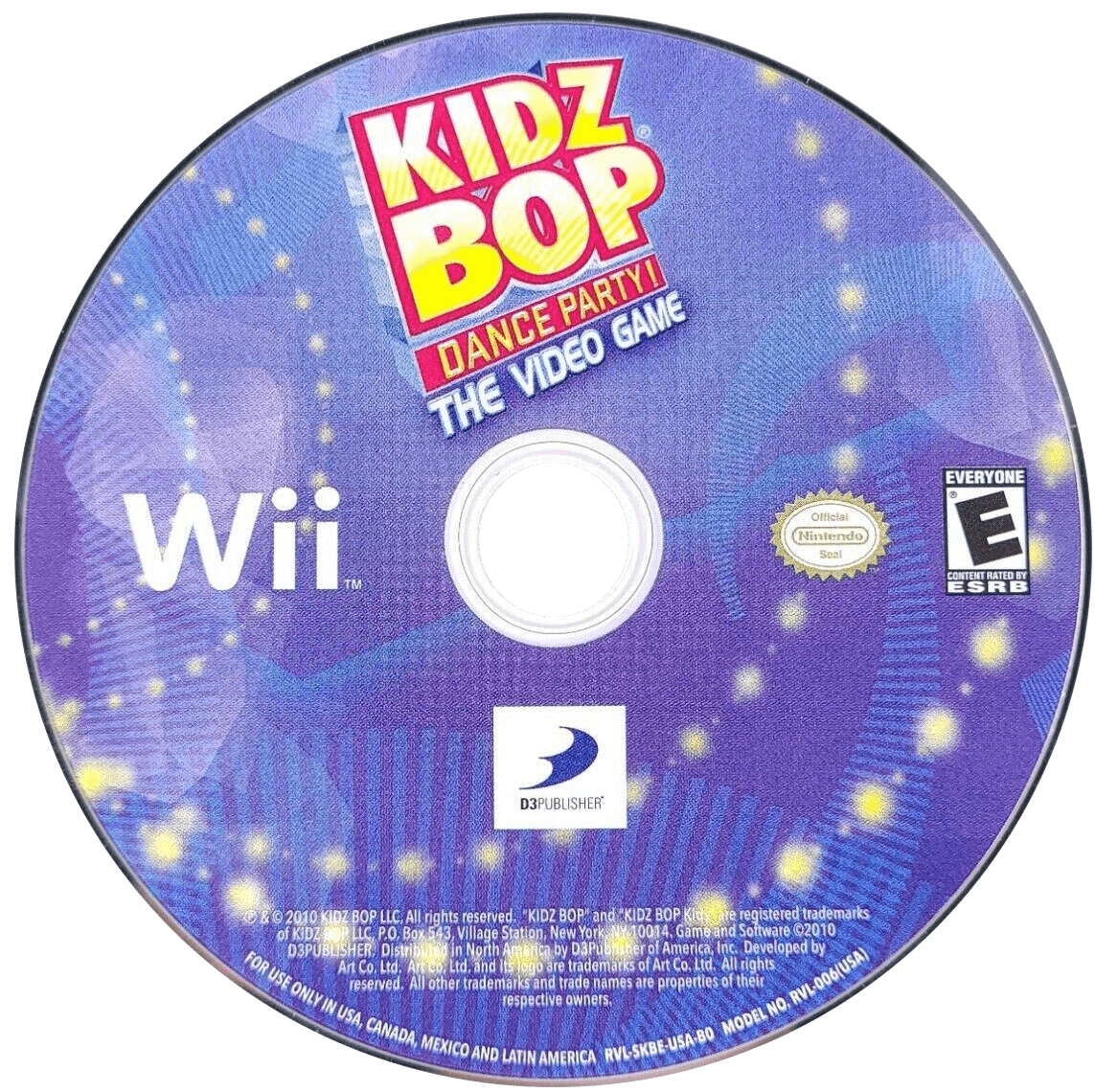 Kidz Bop Dance Party! The Video Game - Nintendo Wii Game