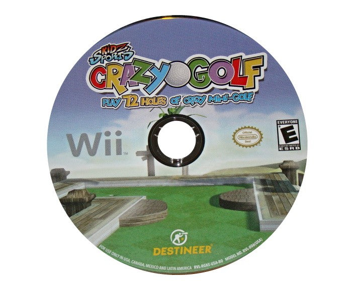 Kidz Sports: Crazy Golf - Nintendo Wii Game