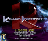 Killer Instinct - Super Nintendo (SNES) Game Cartridge