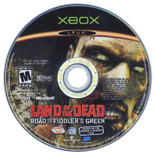 Land of the Dead: Road to Fiddler's Green - Microsoft Xbox Game
