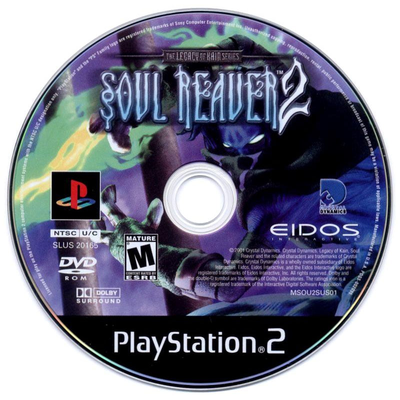 Legacy of Kain: Soul Reaver 2 - PlayStation 2 (PS2) Game Complete - YourGamingShop.com - Buy, Sell, Trade Video Games Online. 120 Day Warranty. Satisfaction Guaranteed.