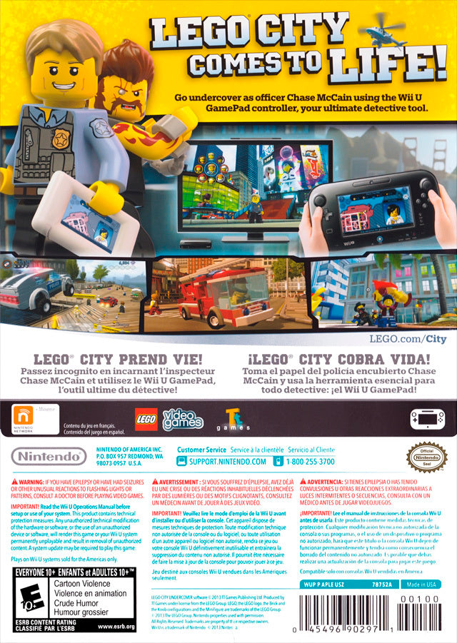 LEGO City Undercover - Nintendo Wii U Game