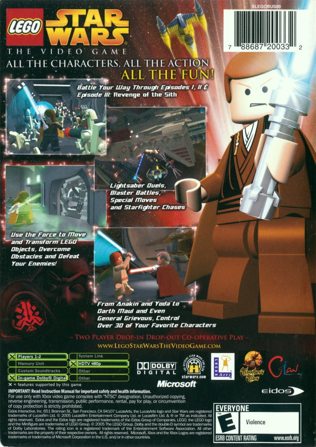 LEGO Star Wars: The Video Game - Microsoft Xbox Game