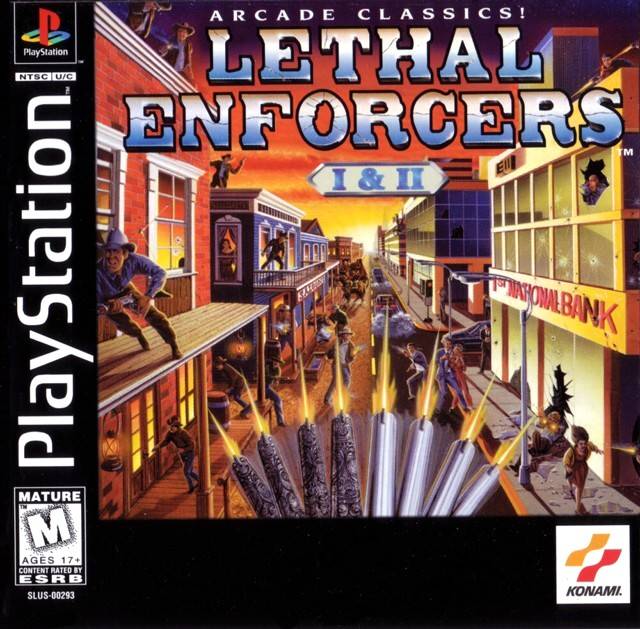 Lethal Enforcers I & II - PlayStation 1 (PS1) Game