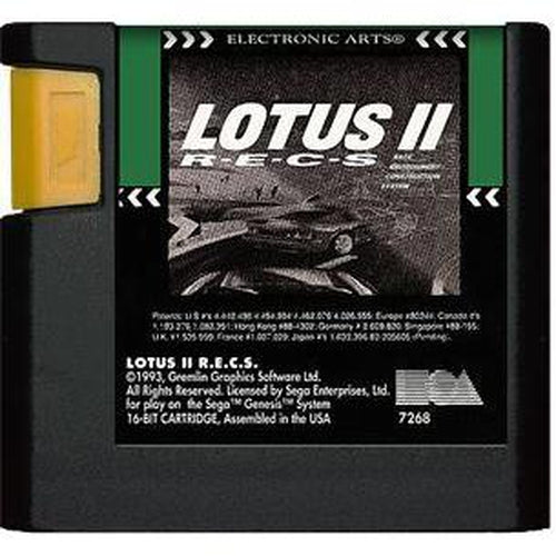 Lotus II - Sega Genesis Game Complete - YourGamingShop.com - Buy, Sell, Trade Video Games Online. 120 Day Warranty. Satisfaction Guaranteed.