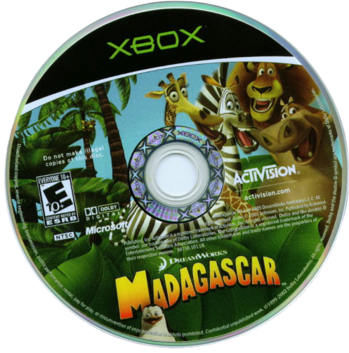 Madagascar - Microsoft Xbox Game