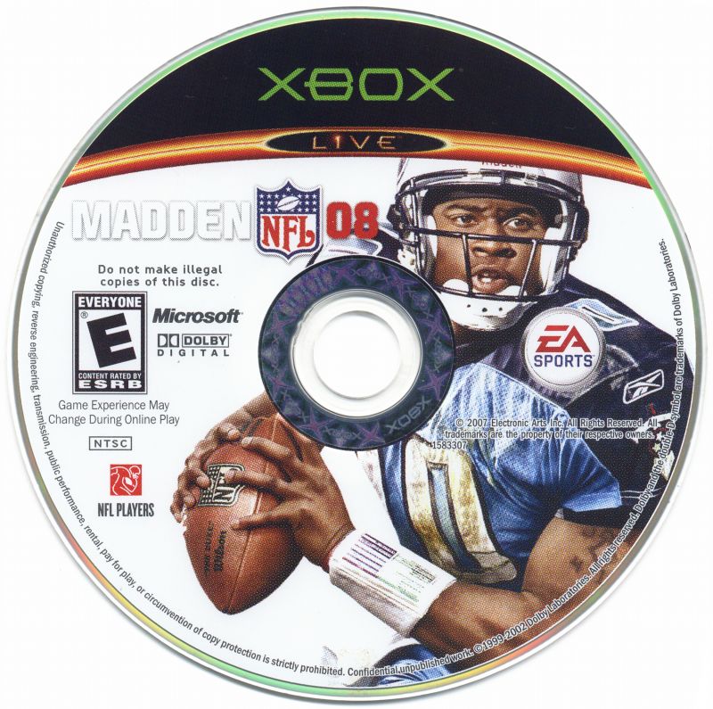 Madden NFL 08 - Microsoft Xbox Game