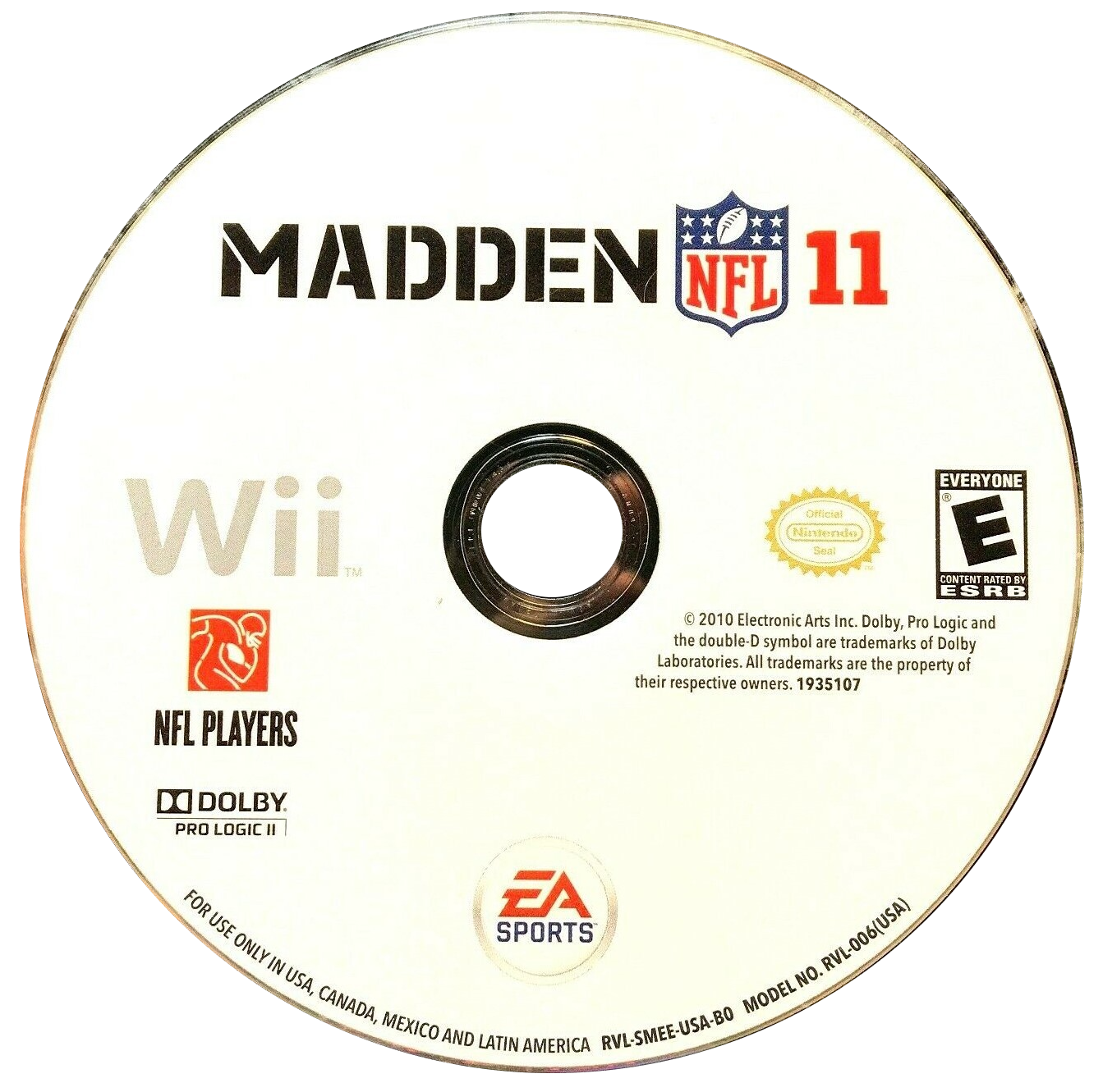 Madden NFL 11 - Nintendo Wii Game