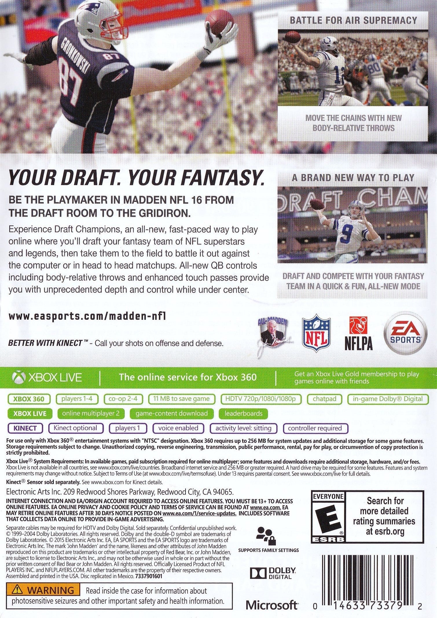 Madden NFL 17 - Xbox 360 Game