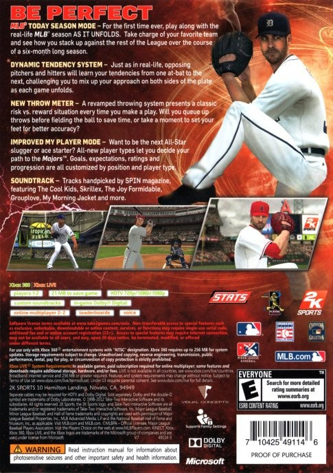 Major League Baseball 2K12 - Xbox 360 Game