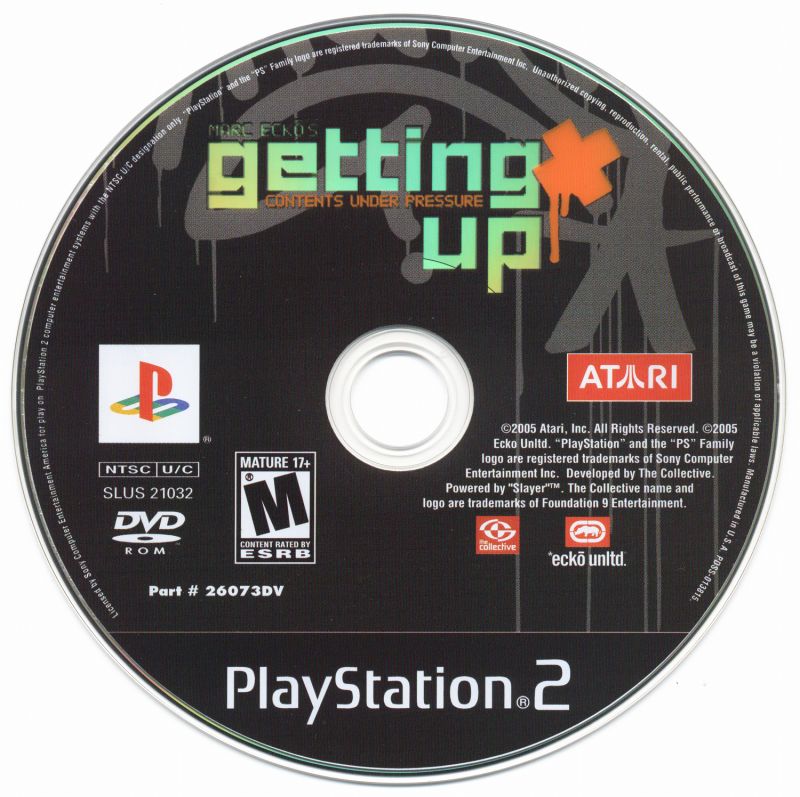 Marc Eckō's Getting Up: Contents Under Pressure - PlayStation 2 (PS2) Game