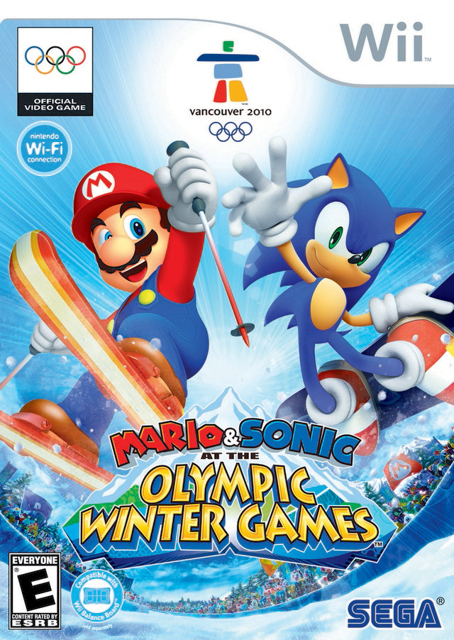 Mario & Sonic at the Olympic Winter Games - Nintendo Wii Game