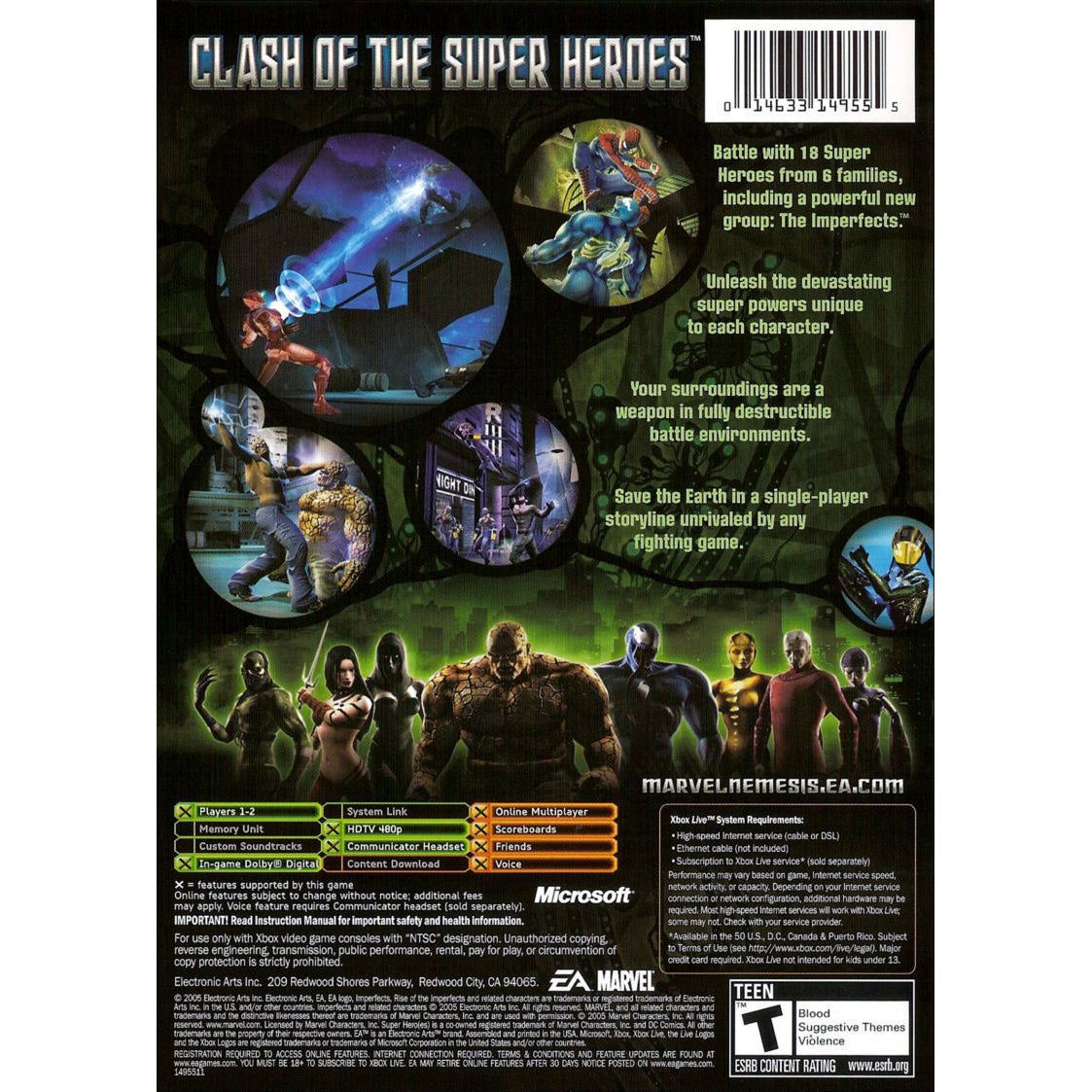 Marvel Nemesis: Rise of the Imperfects - Microsoft Xbox Game Complete - YourGamingShop.com - Buy, Sell, Trade Video Games Online. 120 Day Warranty. Satisfaction Guaranteed.