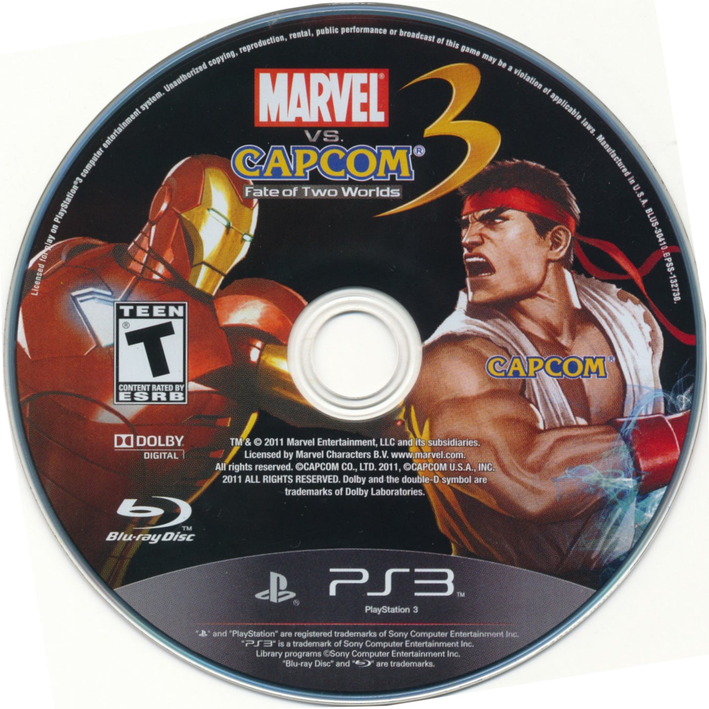 Marvel vs. Capcom 3: Fate of Two Worlds - PlayStation 3 (PS3) Game