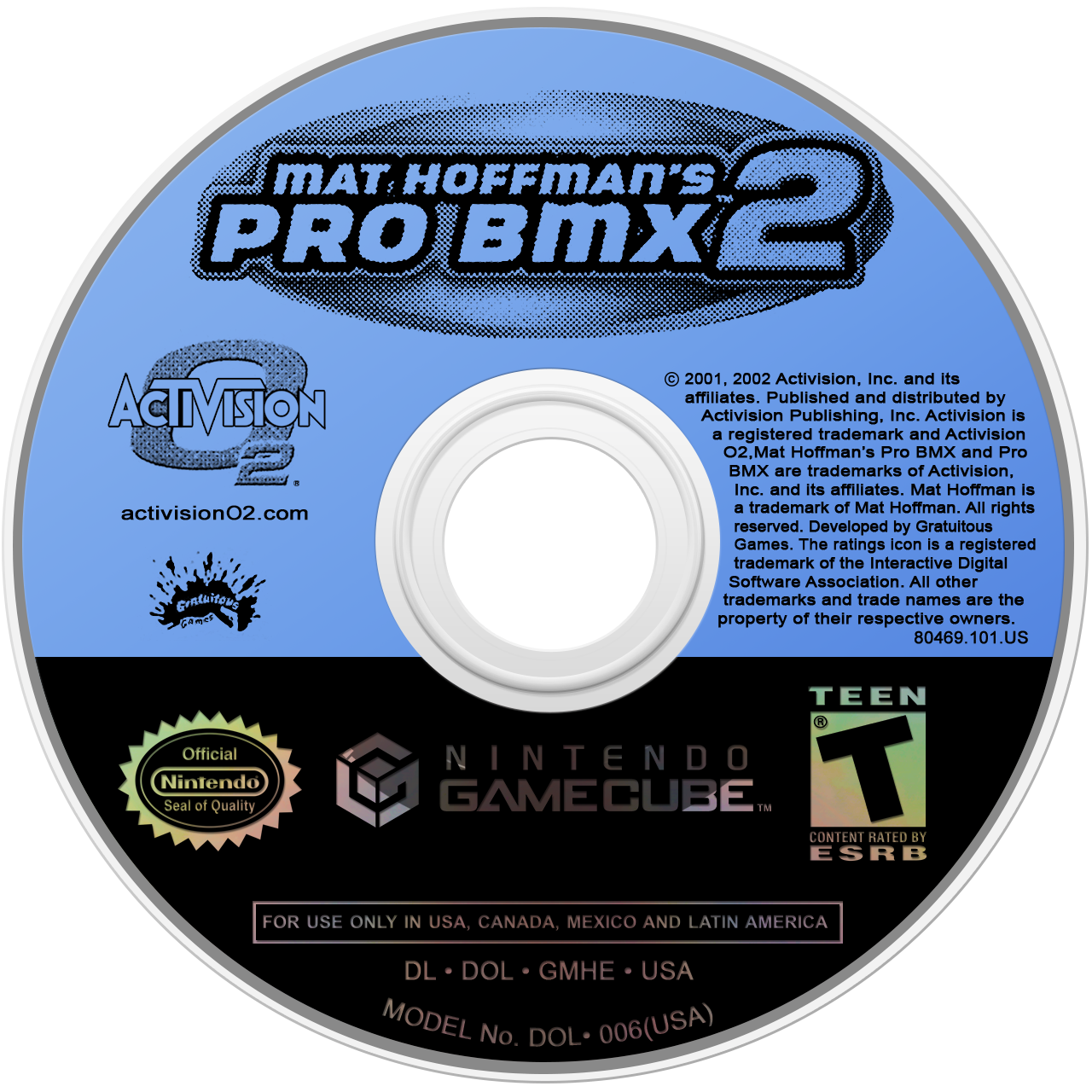 Mat Hoffman's Pro BMX 2 - Nintendo GameCube Game