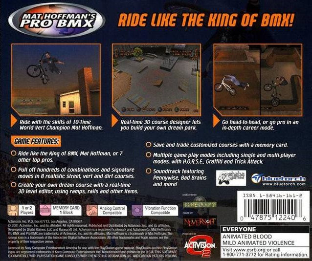 Mat Hoffman's Pro BMX (Greatest Hits) - PlayStation 1 (PS1) Game