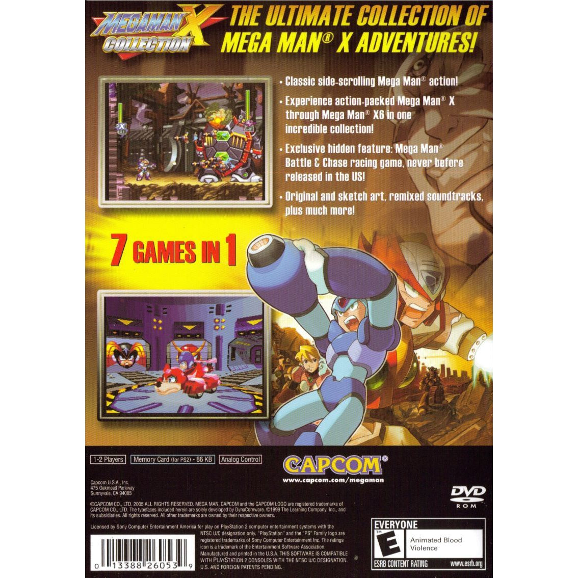 Mega Man X Collection - PlayStation 2 (PS2) Game Complete - YourGamingShop.com - Buy, Sell, Trade Video Games Online. 120 Day Warranty. Satisfaction Guaranteed.