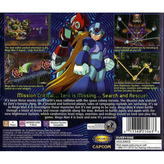 Mega Man X6 - PlayStation 1 PS1 Game Complete - YourGamingShop.com - Buy, Sell, Trade Video Games Online. 120 Day Warranty. Satisfaction Guaranteed.