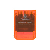 Sony PlayStation 1 Memory Card - Candy Orange