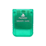Sony PlayStation 1 Memory Card - Emerald - YourGamingShop.com - Buy, Sell, Trade Video Games Online. 120 Day Warranty. Satisfaction Guaranteed.
