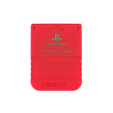Sony PlayStation 1 Memory Card - Red